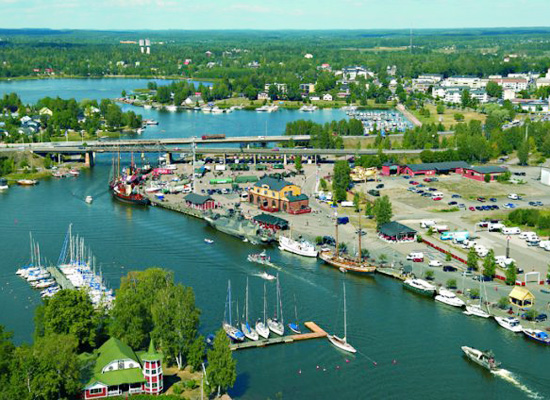 Порт города Хамина, Финляндия