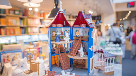 Магазин Муми-сувениров. Фото: Moomin Museum/ Visit Tampere